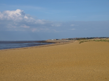 The beach at Heacham